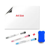 Load image into Gallery viewer, Magnetic Whiteboard for Fridge - Dry Wipe Board with Marker - Message Board &amp; Memo Pad - Kitchen Organizer &amp; Kid Gift - KME means the very best

