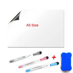 Load image into Gallery viewer, Magnetic Whiteboard for Fridge - Dry Wipe Board with Marker - Message Board &amp; Memo Pad - Kitchen Organizer &amp; Kid Gift - KME means the very best
