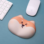 Load image into Gallery viewer, MIGALOO 3D Dog Cute Kawaii Mouse Pad with Memory Foam Keyboard Wrist Rest - Rubber Material for Comfort and Style - KME means the very best
