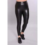 Load image into Gallery viewer, Mika Women&#39;s Black Leather Leggings - KME means the very best
