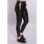 Load image into Gallery viewer, Mika Women&#39;s Black Leather Leggings - KME means the very best
