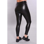 Load image into Gallery viewer, Mika Women&#39;s Black Leather Leggings - KME means the very best
