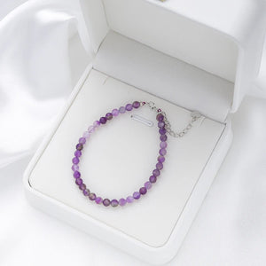 Natural Stone Tourmaline Handwork Bracelets for Women - 925 Sterling Silver Amethyst Bangles - Wedding Party Jewelry Gift - KME means the very best