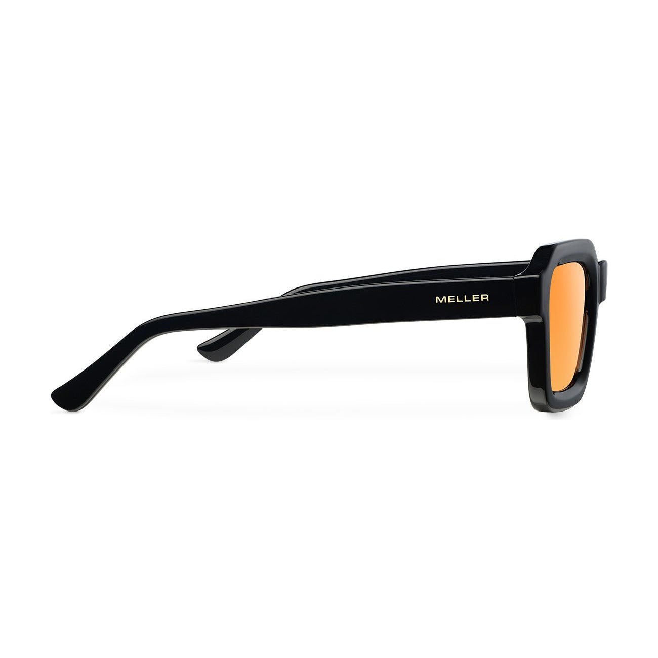 Nayah Black Orange Nayah Unisex Sunglasses: Retro-Inspired Elegance with Modern Flair by KME - KME means the very best