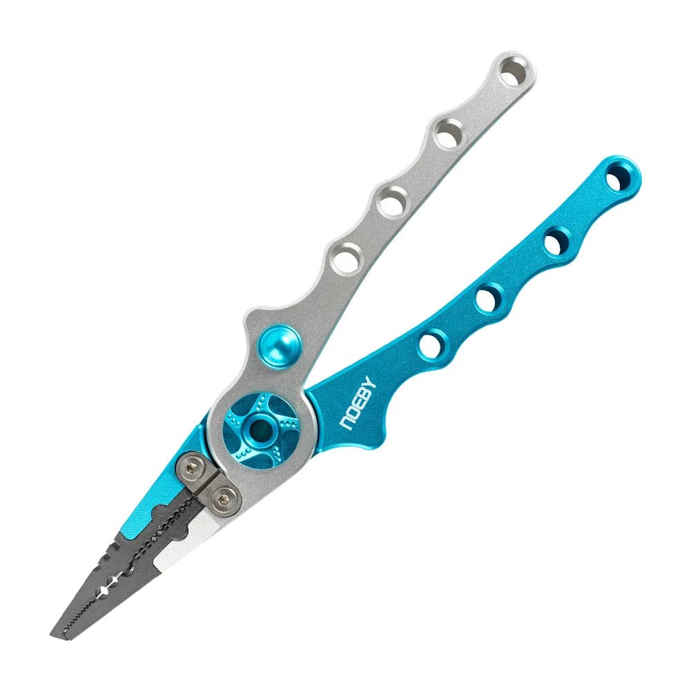 NOEBY Stainless Steel Fishing Pliers - Multifunctional Split Ring Remover, Line Cutter, and Lip Grip Tool - KME means the very best