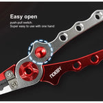 Load image into Gallery viewer, NOEBY Stainless Steel Fishing Pliers - Multifunctional Split Ring Remover, Line Cutter, and Lip Grip Tool - KME means the very best
