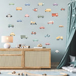 Load image into Gallery viewer, Nordic Simple Car Cartoon Wall Stickers - Kids Room Decoration - KME means the very best
