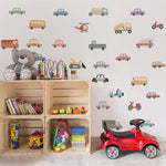 Load image into Gallery viewer, Nordic Simple Car Cartoon Wall Stickers - Kids Room Decoration - KME means the very best
