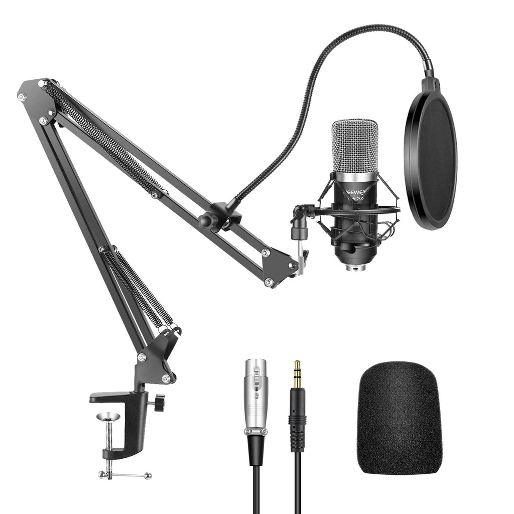 NW - 700 Studio Condenser Microphone Kit for PC Karaoke Youtube Professional Recording Broadcast Mikrofon with Stand - KME means the very best