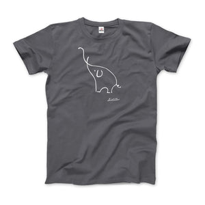 Pablo Picasso Elephant Sketch Artwork T - Shirt - KME means the very best