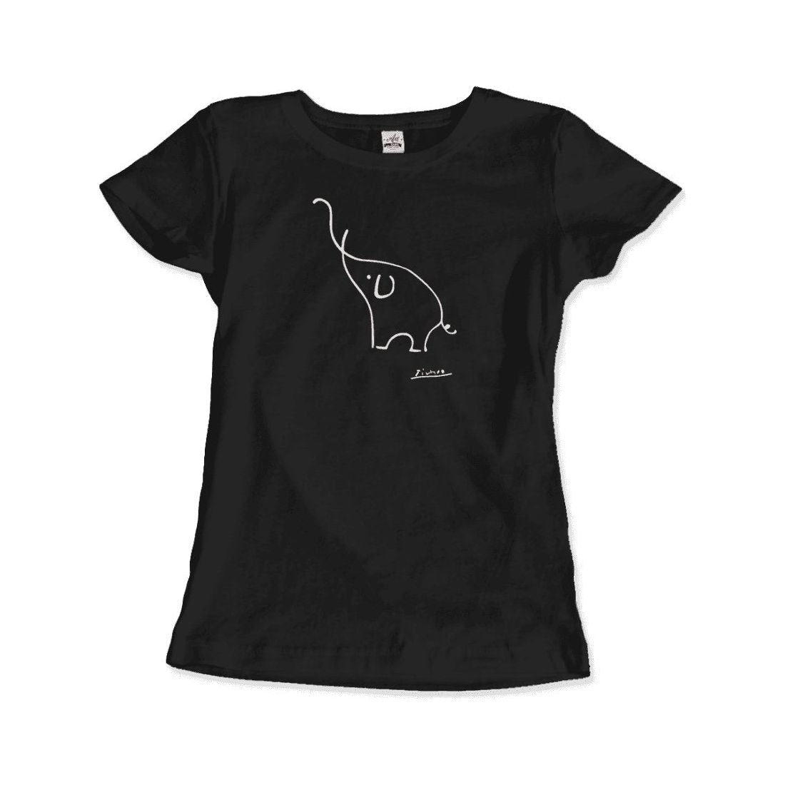 Pablo Picasso Elephant Sketch Artwork T - Shirt - KME means the very best