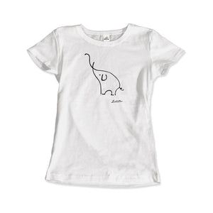 Pablo Picasso Elephant Sketch Artwork T - Shirt - KME means the very best