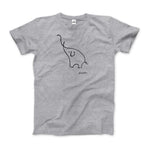 Load image into Gallery viewer, Pablo Picasso Elephant Sketch Artwork T - Shirt - KME means the very best
