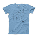 Load image into Gallery viewer, Pablo Picasso Peace (Dove and Face) Artwork T - Shirt - KME means the very best
