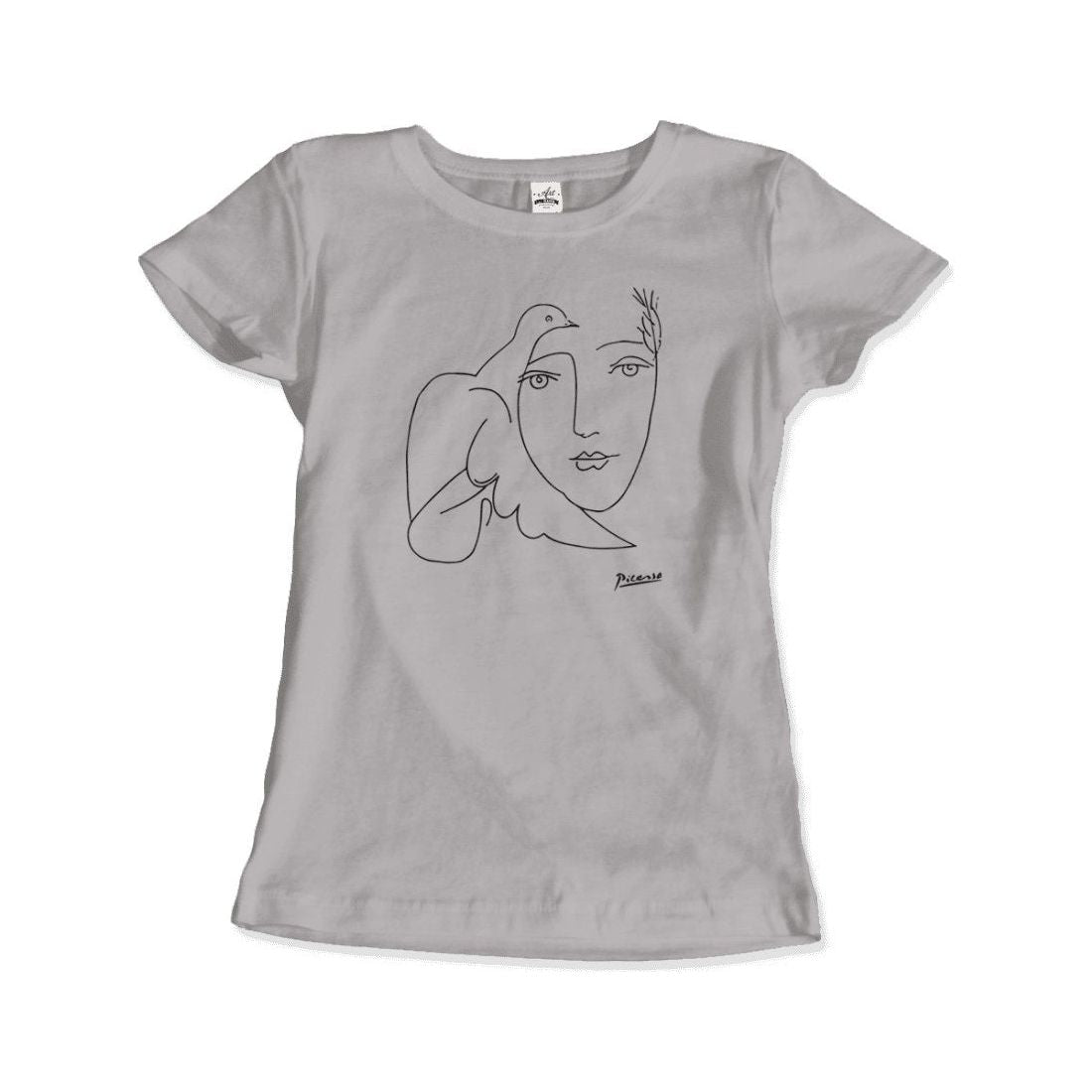 Pablo Picasso Peace (Dove and Face) Artwork T - Shirt - KME means the very best