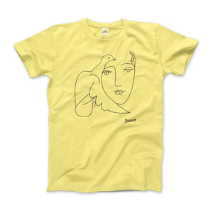 Pablo Picasso Peace (Dove and Face) Artwork T - Shirt - KME means the very best