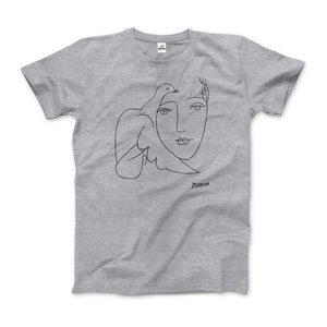 Pablo Picasso Peace (Dove and Face) Artwork T - Shirt - KME means the very best