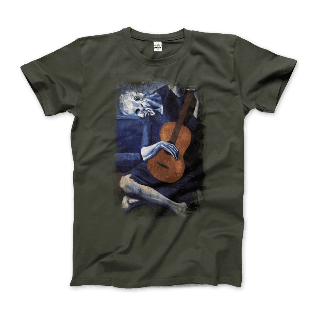 Pablo Picasso - The Old Guitarist Artwork T - Shirt - KME means the very best