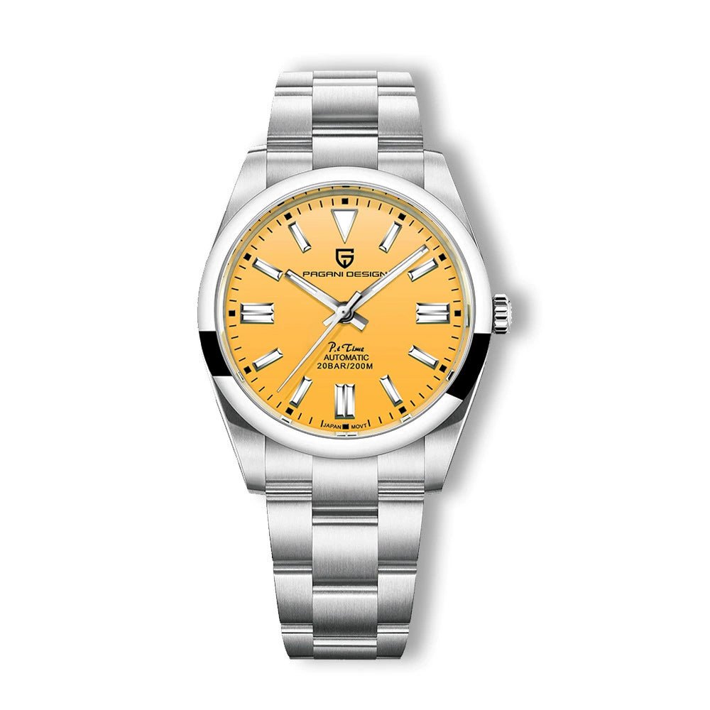 PAGANI PD1690 Pink Men's Fashion Business Luminous Waterproof Sapphire Mechanical Watch | Stylish Timepiece - KME means the very best