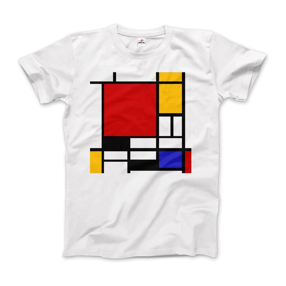 Piet Mondrian - Composition with Red, Yellow, and Blue - 1942 Artwork T - Shirt - KME means the very best