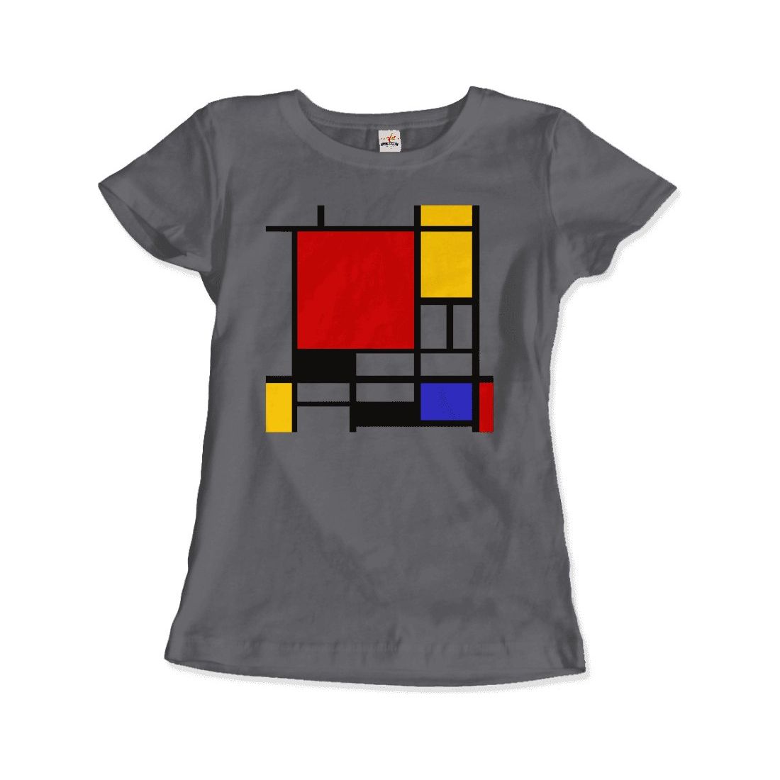 Piet Mondrian - Composition with Red, Yellow, and Blue - 1942 Artwork T - Shirt - KME means the very best