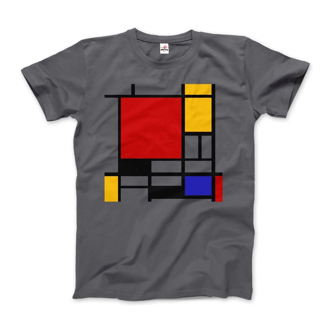 Piet Mondrian - Composition with Red, Yellow, and Blue - 1942 Artwork T - Shirt - KME means the very best