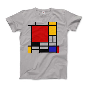 Piet Mondrian - Composition with Red, Yellow, and Blue - 1942 Artwork T - Shirt - KME means the very best