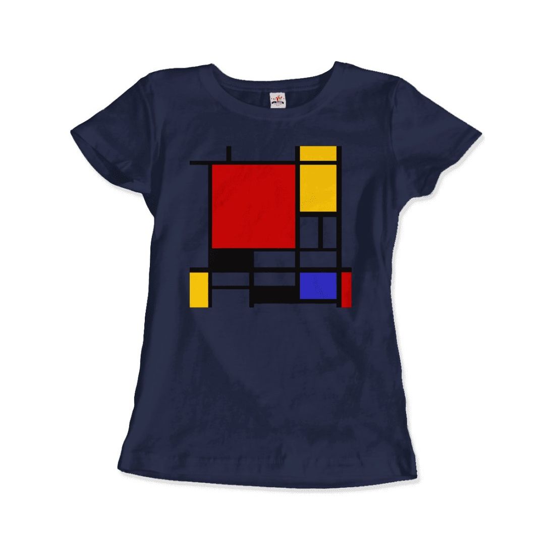 Piet Mondrian - Composition with Red, Yellow, and Blue - 1942 Artwork T - Shirt - KME means the very best