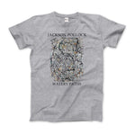 Load image into Gallery viewer, Pollock - Watery Paths 1947 Artwork T - Shirt - KME means the very best
