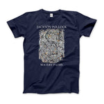 Load image into Gallery viewer, Pollock - Watery Paths 1947 Artwork T - Shirt - KME means the very best
