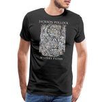 Load image into Gallery viewer, Pollock - Watery Paths 1947 Artwork T - Shirt - KME means the very best
