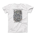 Load image into Gallery viewer, Pollock - Watery Paths 1947 Artwork T - Shirt - KME means the very best
