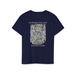 Pollock - Watery Paths 1947 Artwork T - Shirt - KME means the very best