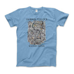 Load image into Gallery viewer, Pollock - Watery Paths 1947 Artwork T - Shirt - KME means the very best
