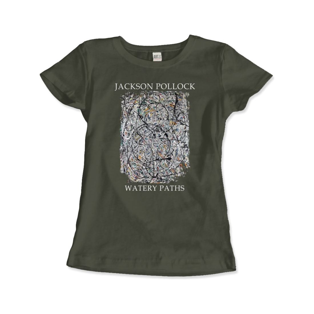 Pollock - Watery Paths 1947 Artwork T - Shirt - KME means the very best