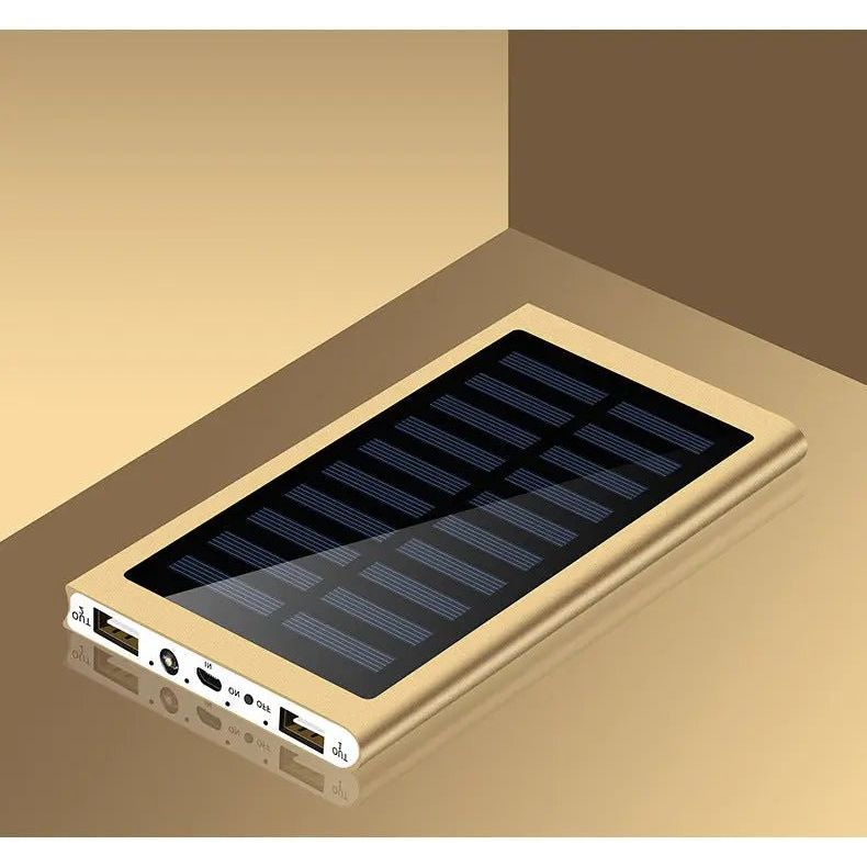 Portable 20000mAh Solar Power Bank - KME means the very best