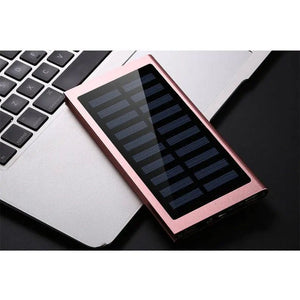 Portable 20000mAh Solar Power Bank - KME means the very best