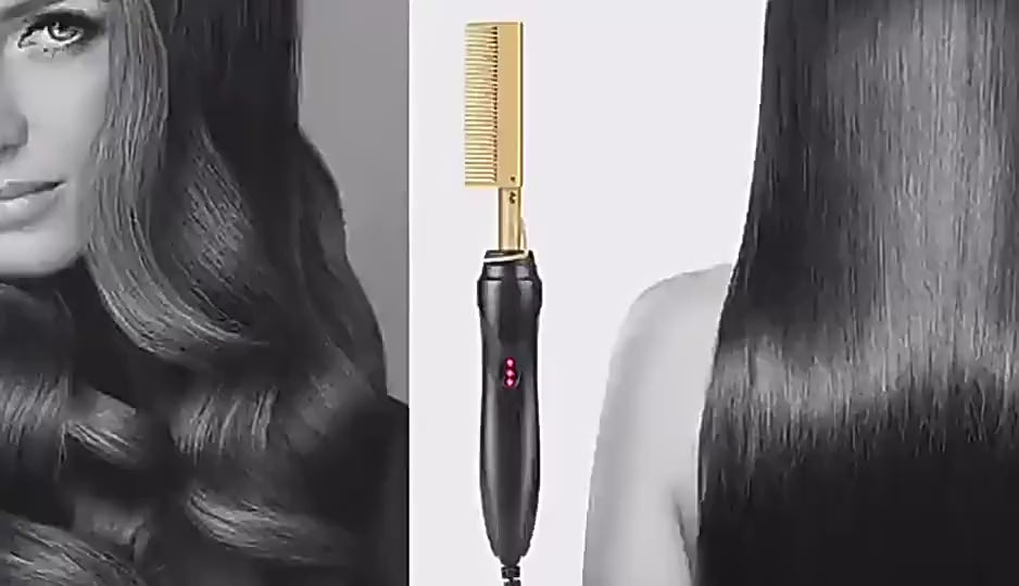 Very Best 2-in-1 Curling Iron & Straightener - Adjustable Temp, Fast Styling