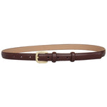 Load image into Gallery viewer, Punch - Free Female Brown Belt - Minimalist Cowhide Leather Belt for Women with Alloy Pin Buckle - KME means the very best
