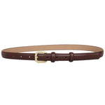 Load image into Gallery viewer, Punch - Free Female Brown Belt - Minimalist Cowhide Leather Belt for Women with Alloy Pin Buckle - KME means the very best
