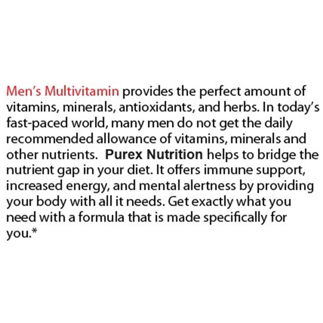 Pure Multivitamins For Men - KME means the very best