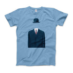 Load image into Gallery viewer, Rene Magritte Man in a Bowler Hat, 1964 Artwork T - Shirt - KME means the very best
