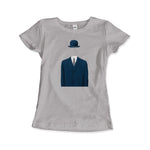 Load image into Gallery viewer, Rene Magritte Man in a Bowler Hat, 1964 Artwork T - Shirt - KME means the very best
