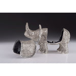 Load image into Gallery viewer, Rhino Trinket Box Decorated with Austrian Crystals - KME means the very best
