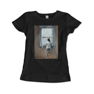 Salvador Dali Young Woman at a Window Artwork T - Shirt - KME means the very best