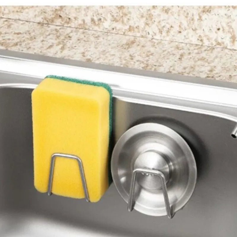Self-Adhesive Kitchen Sponge Holder - Stainless Steel Sink Rack - KME means the very best