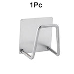 Load image into Gallery viewer, Self-Adhesive Kitchen Sponge Holder - Stainless Steel Sink Rack - KME means the very best
