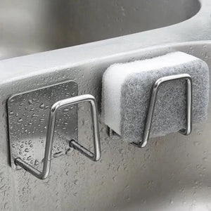 Self-Adhesive Kitchen Sponge Holder - Stainless Steel Sink Rack - KME means the very best