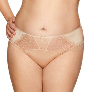 Semi Sheer Bikini Panty Pamela Beige - KME means the very best