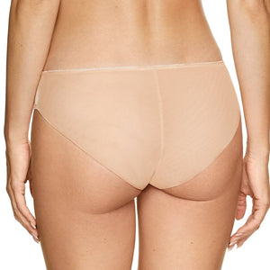 Semi Sheer Bikini Panty Pamela Beige - KME means the very best